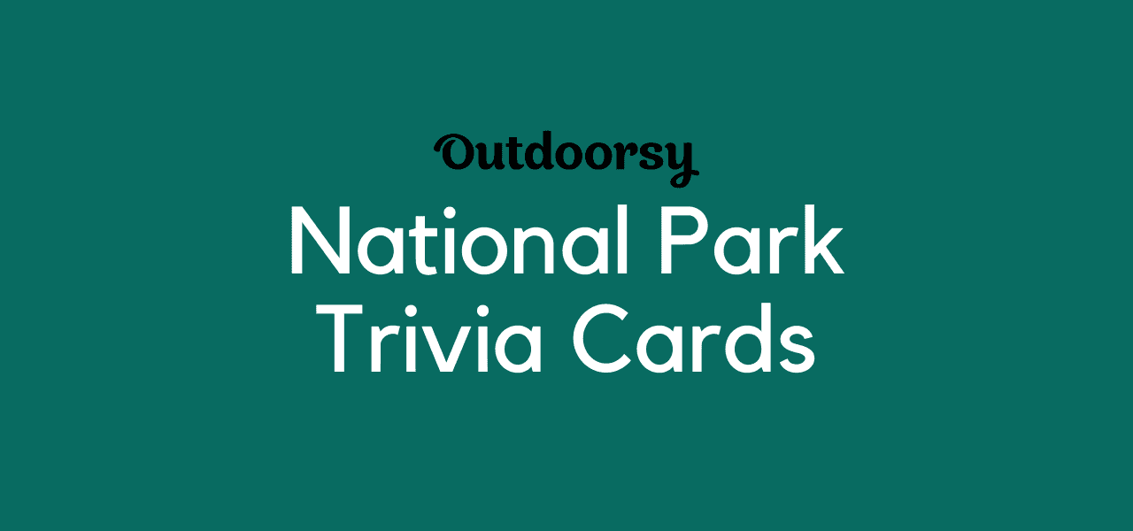 National Park Trivia Cards